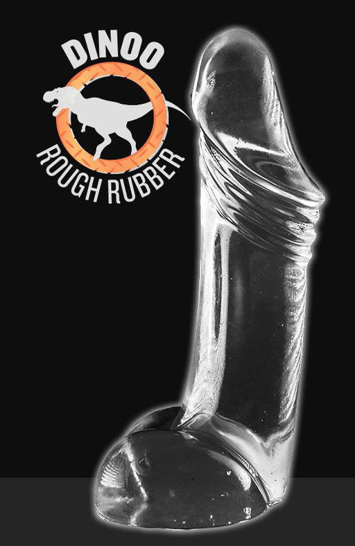 Dinoo - Dildo - Agili - 30 x 8 cm - Transparant-Laced-up.nl