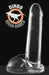 Dinoo - Diceratops - Dildo - 29 x 6 cm - Transparant-Erotiekvoordeel.nl