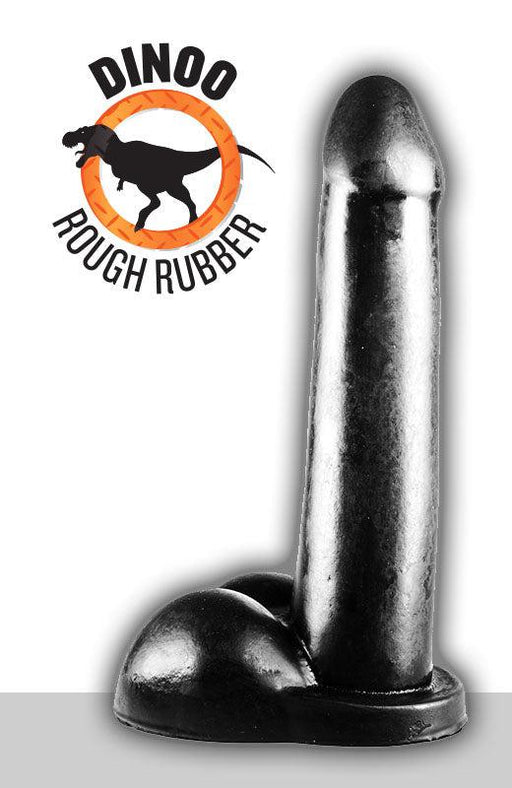 Dinoo - Dildo - Diceratops - 29 x 6 cm - Zwart-Laced-up.nl