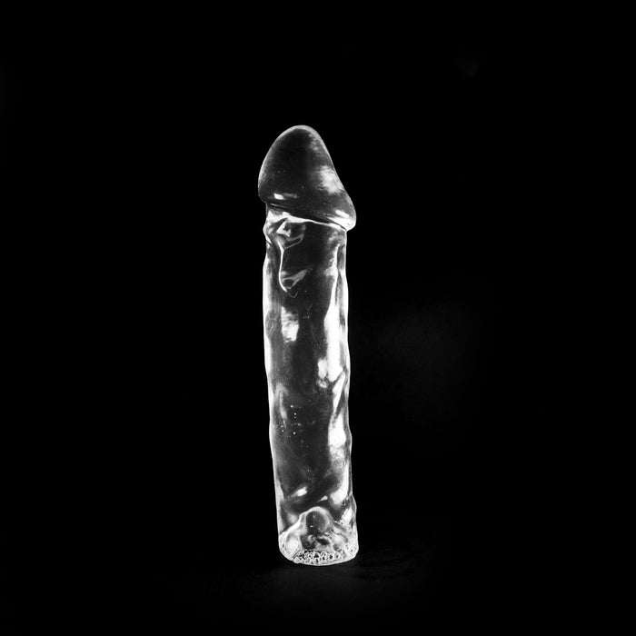 Dinoo - Dildo Erketu 27 x 6,3 cm - Transparant-Laced-up.nl