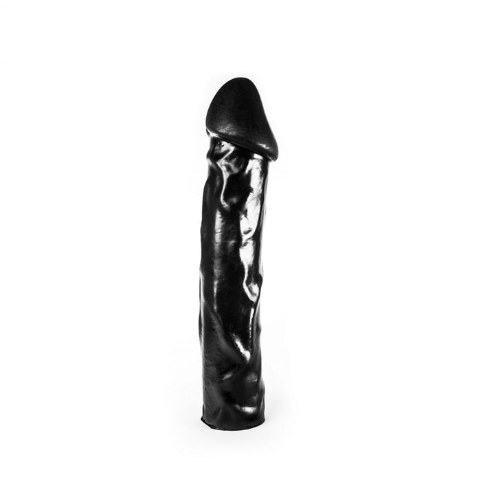 Dinoo - Dildo - Erketu - 27 x 6,3 cm - Zwart-Laced-up.nl