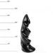 Dinoo HUNG - Scyther - Vac-U-Lock Compatable Dildo - 26 x 5,5 cm - Zwart-Erotiekvoordeel.nl