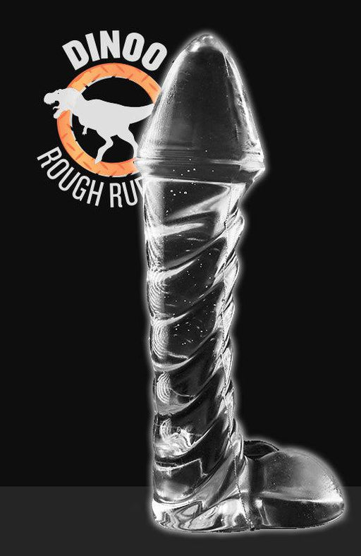 Dinoo - Dildo - Irritator - 29 x 7,6 cm - Transparant-Laced-up.nl