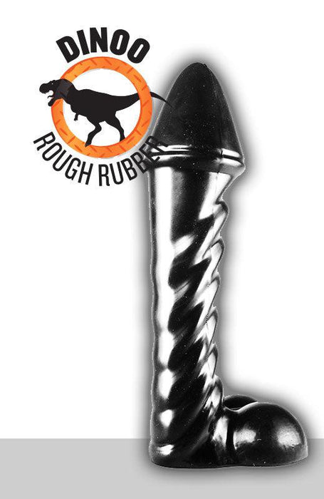 Dinoo - Irritator - Dildo - 29 x 7,6 cm - Zwart-Erotiekvoordeel.nl