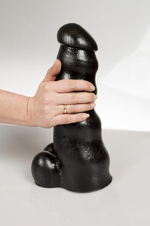 Dinoo - Dildo Itemirus - 32 x 11 cm - Zwart-Laced-up.nl