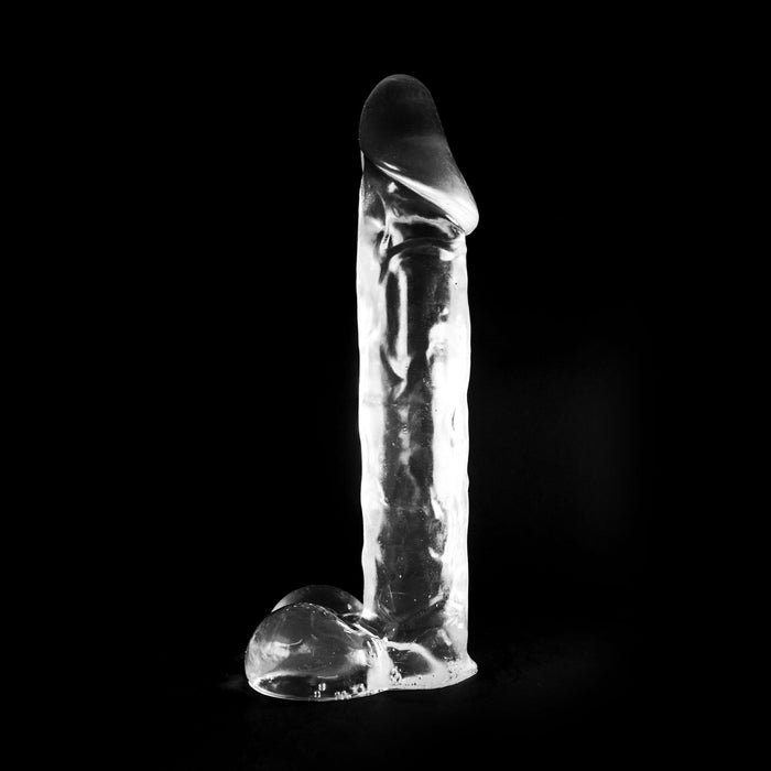 Dinoo - Dildo - Krito - 33 x 7,8 cm - Transparant-Laced-up.nl