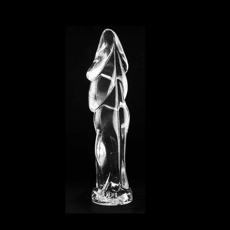 Dinoo - Liaxiornis - Dildo - 22 x 5,8 cm - Transparant-Erotiekvoordeel.nl