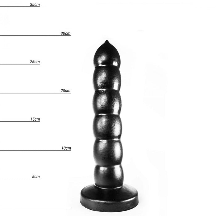 Dinoo - Dildo - Mega - 29 x 5,5 cm - Zwart-Laced-up.nl
