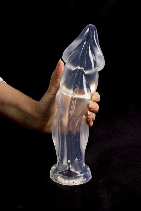 Dinoo - Paralitian - Dildo - 30 x 8 cm - Transparant-Erotiekvoordeel.nl