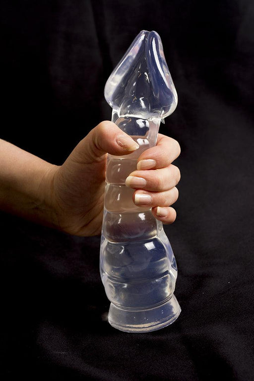 Dinoo - Dildo - Prenocep - 25 cm - Transparant-Laced-up.nl