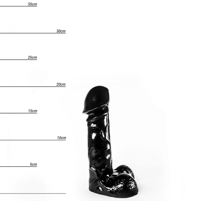 Dinoo - Raptor - Dildo - 20,5 x 6,5 cm – Zwart-Erotiekvoordeel.nl