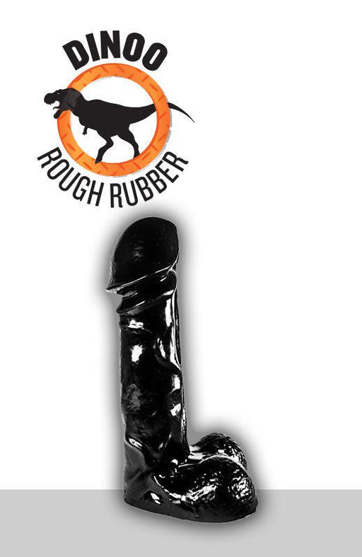 Dinoo - Raptor - Dildo - 20,5 x 6,5 cm – Zwart-Erotiekvoordeel.nl