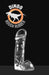 Dinoo - Raptor - Dildo Met Balzak - 20,5 x 6,5 cm – Transparant-Erotiekvoordeel.nl