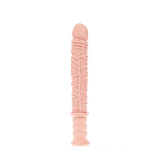Dinoo - Extreme XXL Dildo Met Handvat - Damocles - 42,5 x 4,5 cm - Lichte Huidskleur-Laced-up.nl