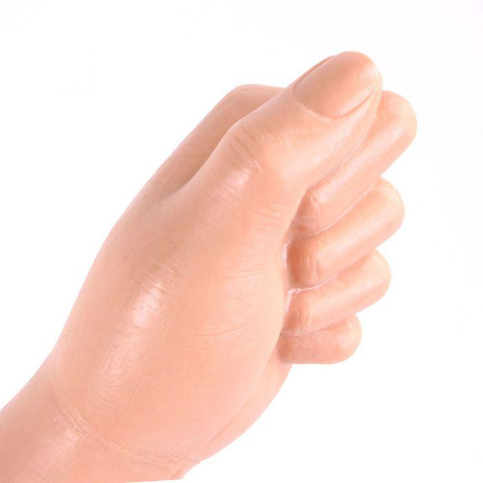 Dinoo - Fisting Dildo - Hand - 16 x 6 cm - Lichte Huidskleur-Laced-up.nl