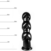 Dinoo - Gaston - XXL Buttplug - 27,5 x 8 cm - Zwart-Erotiekvoordeel.nl