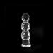 Dinoo - Geribbelde XXL Buttplug Gaston 27,5 x 8 cm - Transparant-Laced-up.nl