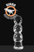 Dinoo - Geribbelde XXL Buttplug Gaston 27,5 x 8 cm - Transparant-Laced-up.nl