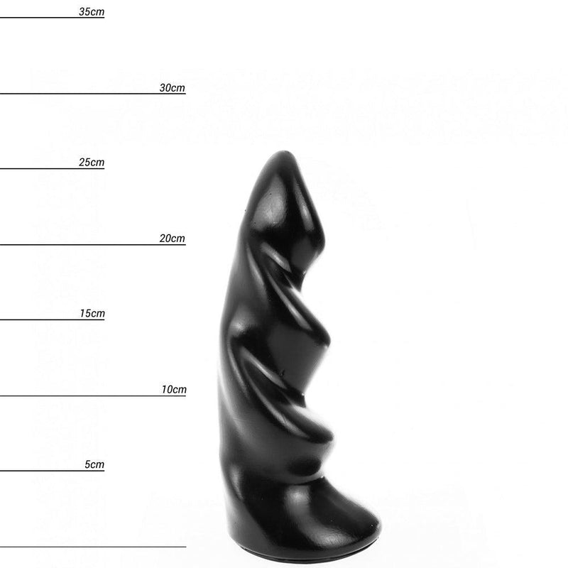Dinoo HUNG - Scyther - Vac-U-Lock Compatable Dildo - 26 x 5,5 cm - Zwart-Erotiekvoordeel.nl
