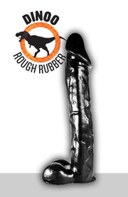 Dinoo - Krito - Dildo - 33 x 7,8 cm - Zwart-Erotiekvoordeel.nl