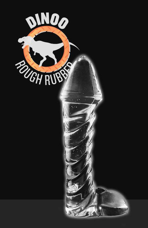 Dinoo - Lesotho - Dildo Met Balzak - Transparant-Erotiekvoordeel.nl