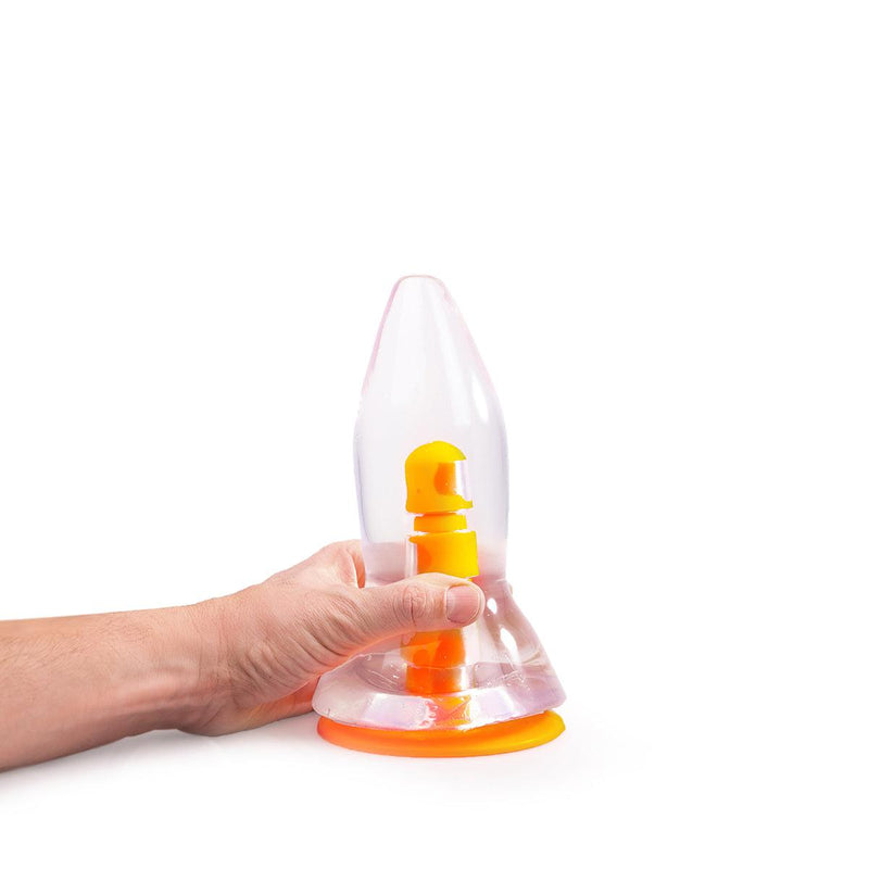 Dinoo Primal Desires - Anky - Grote Dildo Met Zuignap - Transparant-Erotiekvoordeel.nl