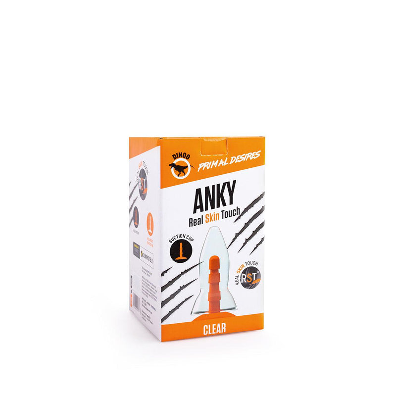Dinoo Primal Desires - Anky - Grote Dildo Met Zuignap - Transparant-Erotiekvoordeel.nl