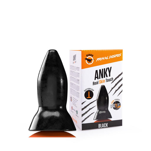 Dinoo Primal Desires - Anky - Grote Dildo Met Zuignap - Zwart-Erotiekvoordeel.nl