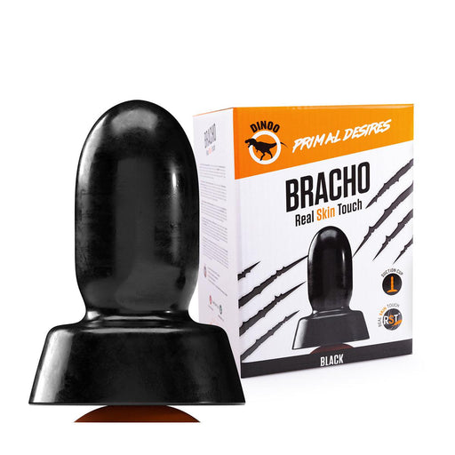Dinoo Primal Desires - Bracho - Grote Dildo Met Zuignap - Zwart-Erotiekvoordeel.nl