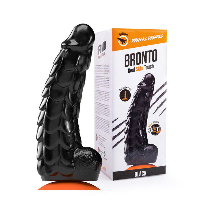 Dinoo - Primal Desires Extra Grote Dildo Met Zuignap Bronto - Zwart-Laced-up.nl