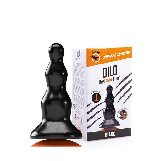 Dinoo Primal Desires - Dilo - Grote Dildo Met Zuignap - Zwart-Erotiekvoordeel.nl