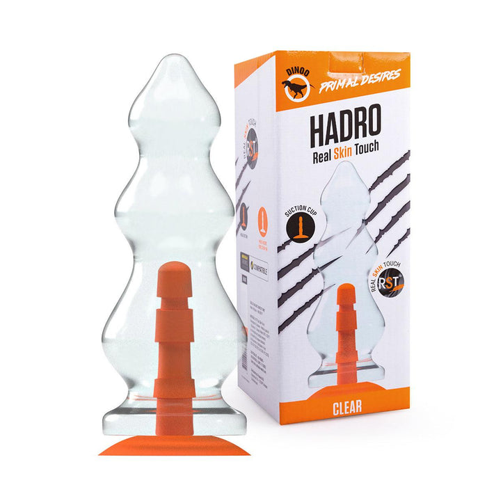 Dinoo - Primal Desires Extra Grote Dildo Met Zuignap Hadro - Transparant-Laced-up.nl