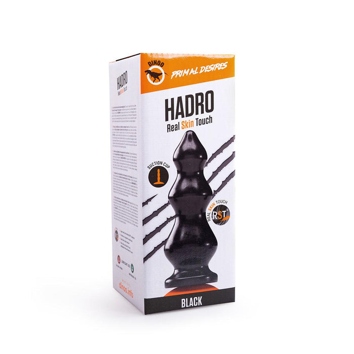 Dinoo Primal Desires - Hadro - Grote Dildo Met Zuignap - Zwart-Erotiekvoordeel.nl