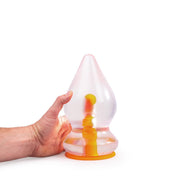 Dinoo Primal Desires - Pachy - Grote Dildo Met Zuignap - Transparant-Erotiekvoordeel.nl