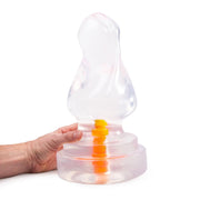 Dinoo Primal Desires - Parasaur - Grote Dildo Met Zuignap - Transparant-Erotiekvoordeel.nl