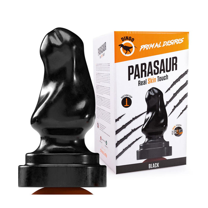 Dinoo - Primal Desires Extra Grote Dildo Met Zuignap Parasaur - Zwart-Laced-up.nl