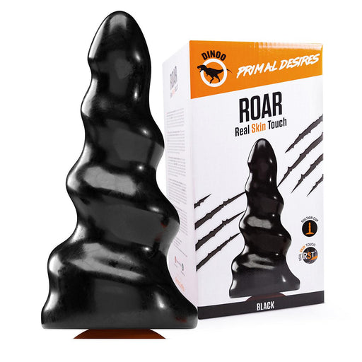 Dinoo Primal Desires - Roar - Grote Dildo Met Zuignap - Zwart-Erotiekvoordeel.nl