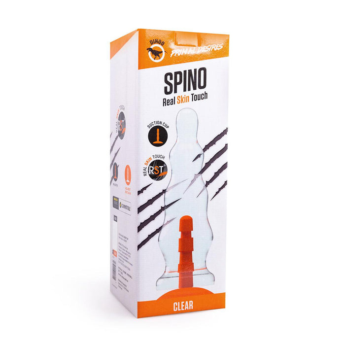 Dinoo - Primal Desires Extra Grote Dildo Met Zuignap Spino - Transparant-Laced-up.nl