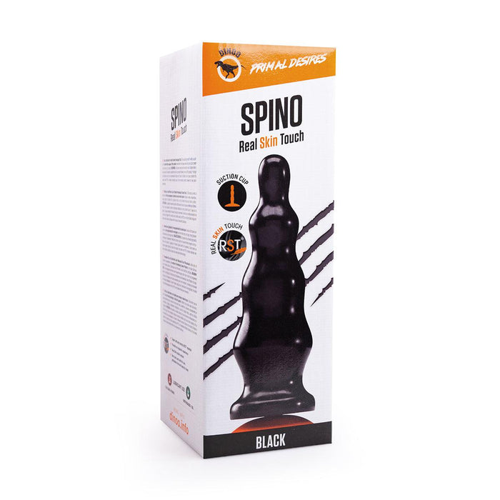 Dinoo - Primal Desires Extra Grote Dildo Met Zuignap Spino - Zwart-Laced-up.nl