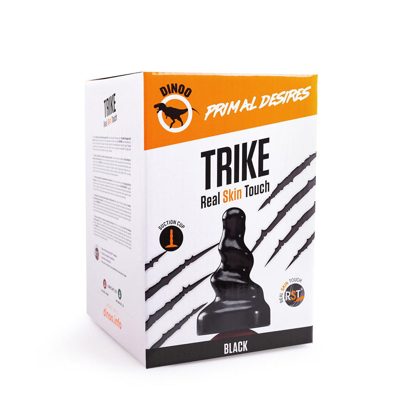 Dinoo Primal Desires - Trike - Grote Dildo Met Zuignap - Zwart-Erotiekvoordeel.nl