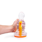 Dinoo Primal Desires - Velo - Grote Dildo Met Zuignap - Transparant-Erotiekvoordeel.nl