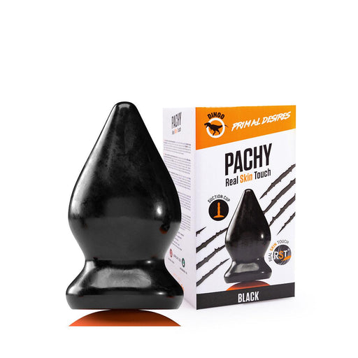 Dinoo Primal Desires - Pachy - Grote Dildo Met Zuignap - Zwart-Erotiekvoordeel.nl