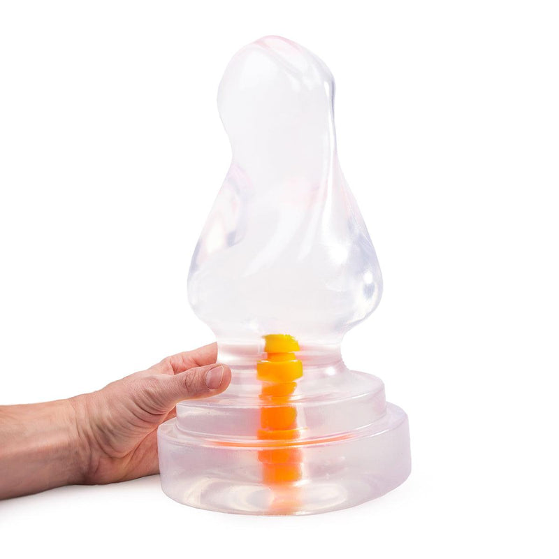 Dinoo Primal Desires - Parasaur - Grote Dildo Met Zuignap - Transparant-Erotiekvoordeel.nl