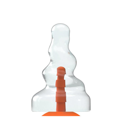 Dinoo Primal Desires - Trike - Grote Dildo Met Zuignap - Transparant-Erotiekvoordeel.nl
