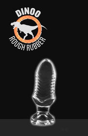Dinoo - Rugops - Dildo - 18 x 5,4 cm - Transparent - Laced-up.nl