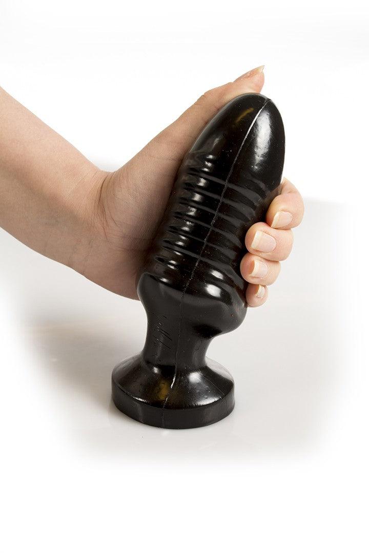 Dinoo - Rugops - Dildo - 18 x 5,4 cm - Zwart-Erotiekvoordeel.nl