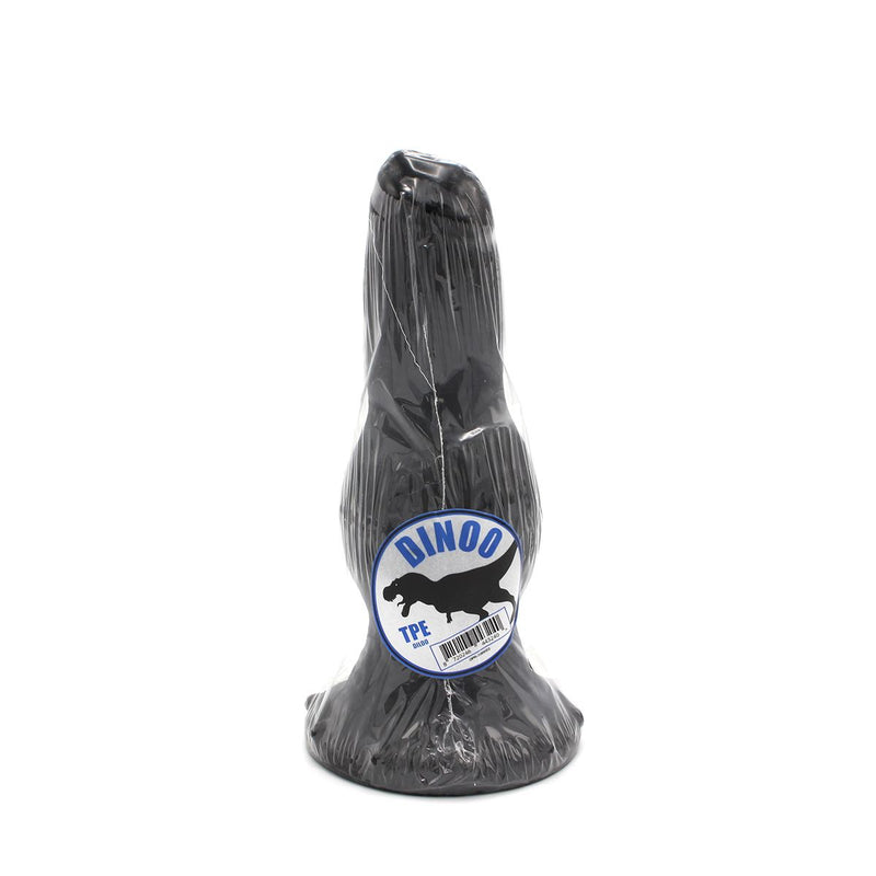 Dinoo - XXL Anaal Dildo - Bolvormige Verdikking - TPE - Zwart-Erotiekvoordeel.nl