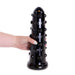 Dinoo HUNG - Jaws - Vac-U-Lock Compatable Dildo - 29,5 x 6 cm - Zwart-Erotiekvoordeel.nl