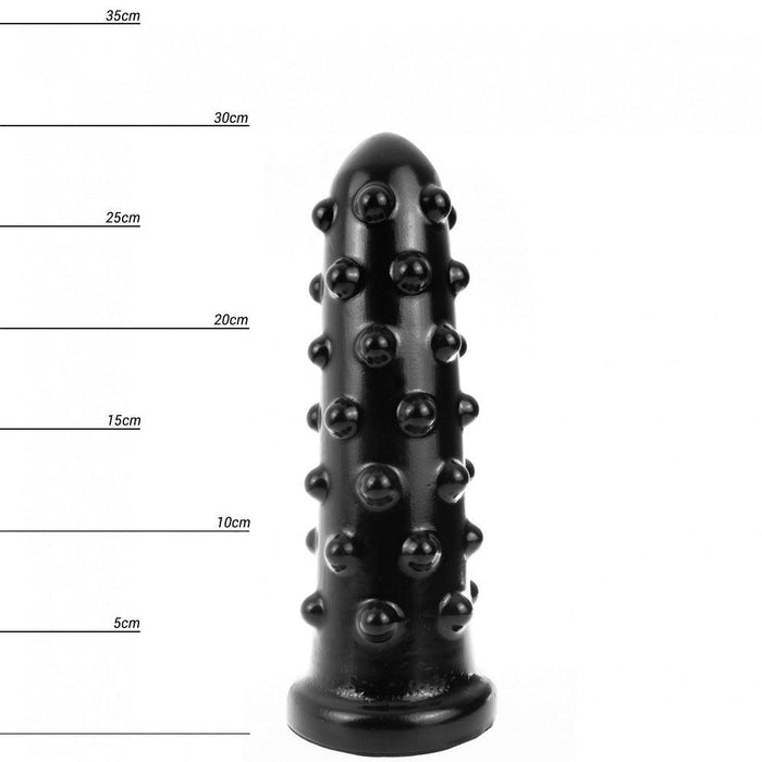 Dinoo - XXL Anaal Dildo HUNG Jaws 29,5 x 6 cm - Zwart-Laced-up.nl