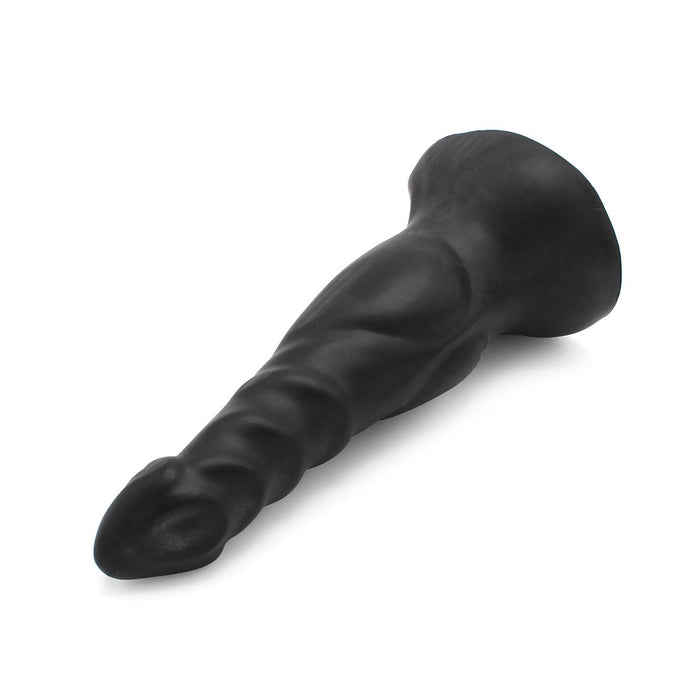 Dinoo - XXL Anaal Dildo - Palomino Dong - 25.5 x 7.4 cm - TPE - Zwart-Erotiekvoordeel.nl